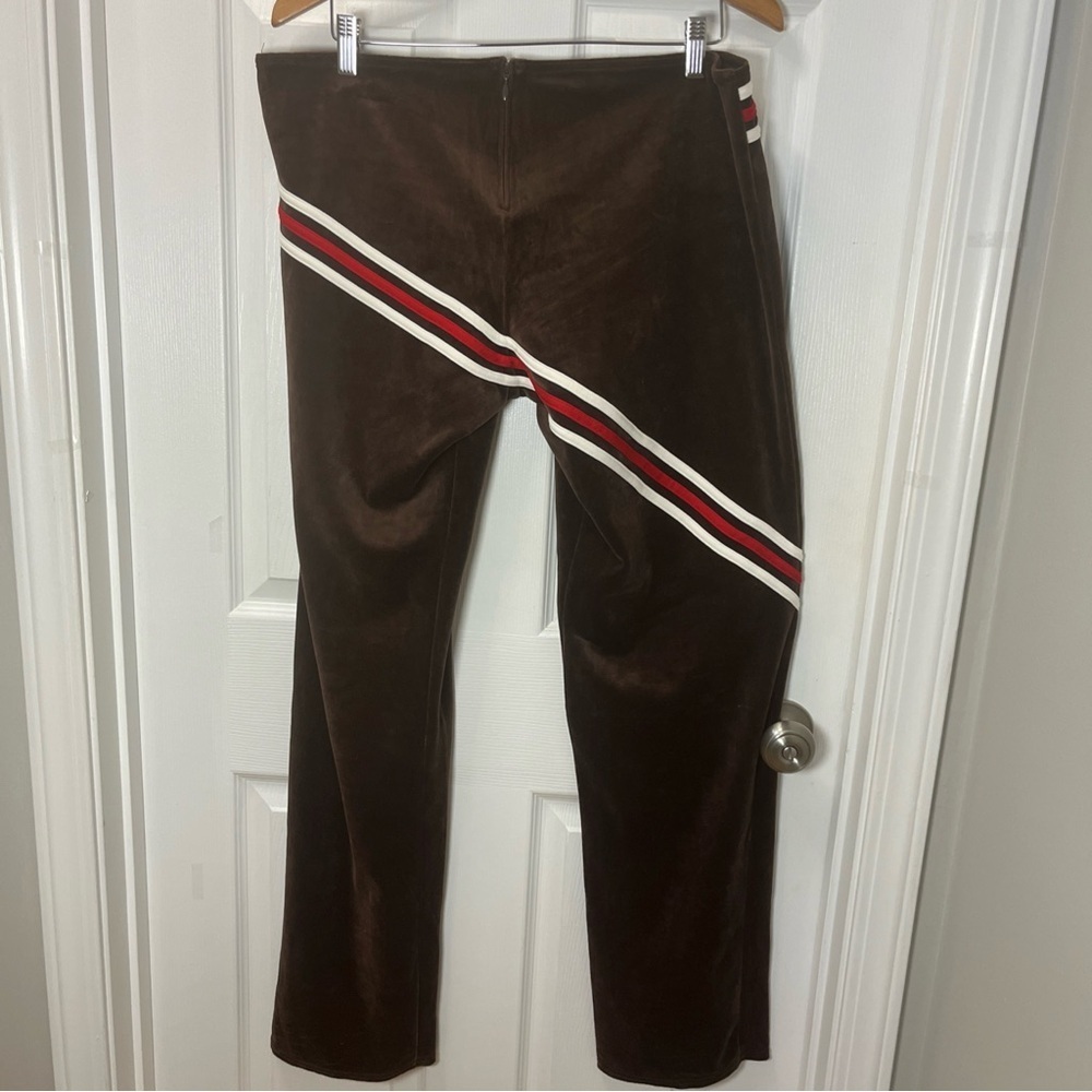 Adidas Vintage Rare 2004 Brown Track Pants with Stripes size XL - Picture 6 of 12